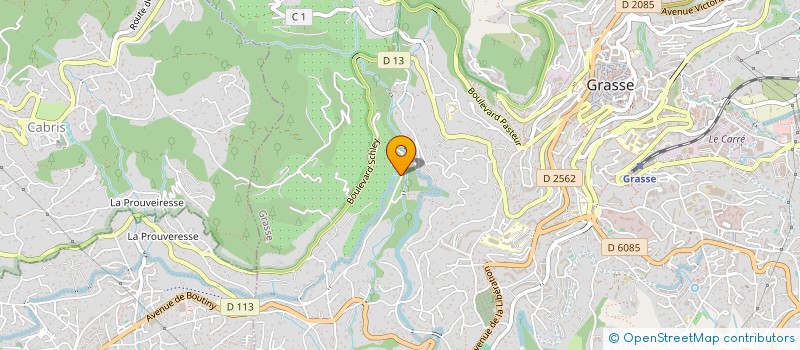 localisation de l'entreprise ASSOCIATION DES RIVERAINS DU CANAL DE LA SIAGNE  GRASSE