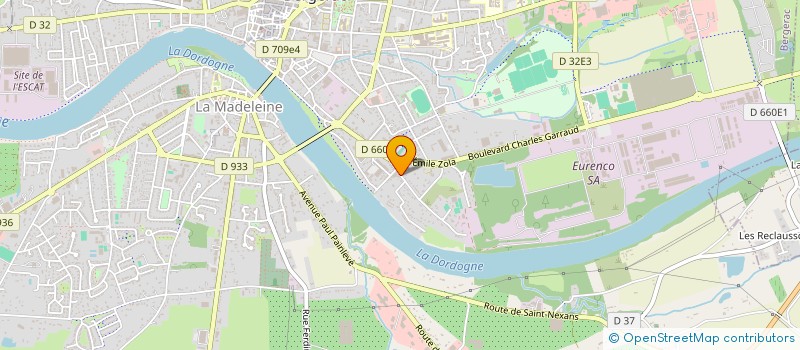 localisation de l'entreprise ASSOCIATION DES RIVERAINS DU QUARTIER DE L ALBA à BERGERAC