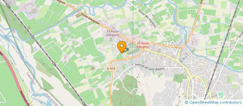localisation de l'entreprise ASSOCIATION DES RIVERAINS ET DES SINISTRES DU CALAVON COULON  CAVAILLON