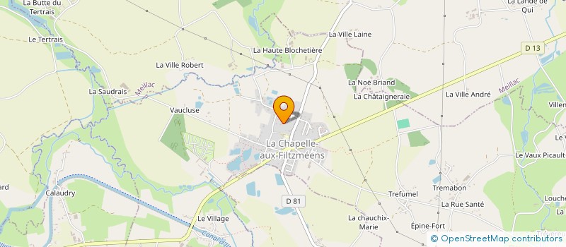 localisation de l'entreprise ASSOCIATION DES RIVES  LA CHAPELLE-AUX-FILTZMEENS