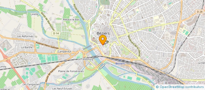 localisation de l'entreprise ASSOCIATION DES ROMIEUX DE BEZIERS à BEZIERS