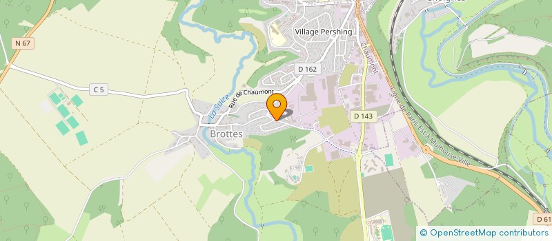 localisation de l'entreprise ASSOCIATION DES SABLES à CHAUMONT