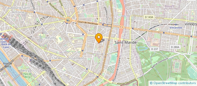 localisation de l'entreprise ASSOCIATION DES SAGES-FEMMES DU CALM à PARIS
