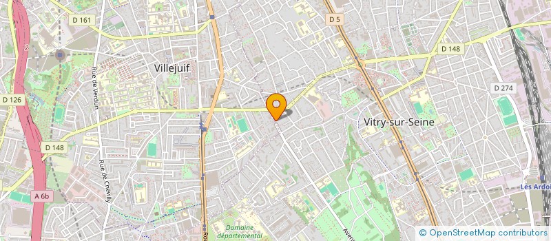 localisation de l'entreprise ASSOCIATION DES SAMI (SERVICE D'AIDE MEDICAL INITIAL) DU VAL DE MARNE à VITRY-SUR-SEINE