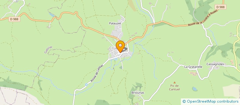 localisation de l'entreprise ASSOCIATION DES SAPEURS-POMPIERS DE LAISSAC  LAISSAC-SEVERAC L'EGLISE