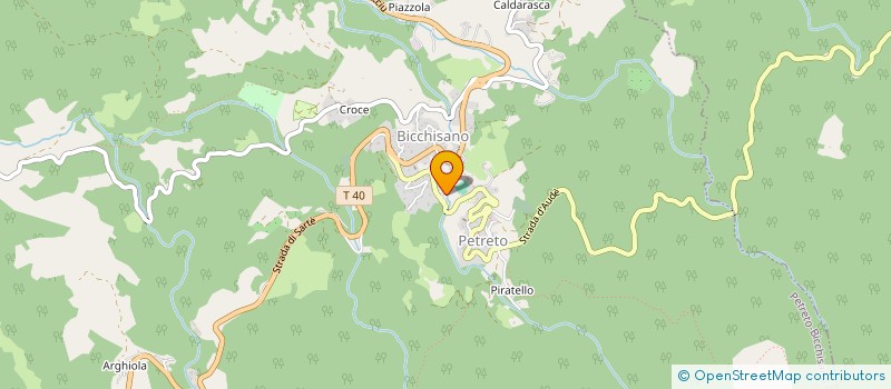 localisation de l'entreprise ASSOCIATION DES SAPEURS POMPIERS DE PETRETO-BICCHISANO à PETRETO-BICCHISANO
