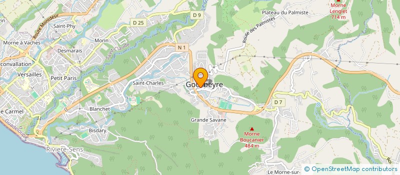 localisation de l'entreprise ASSOCIATION DES SAPEURS POMPIERS TROIS RIVIERES/ GOURBEYRE à GOURBEYRE