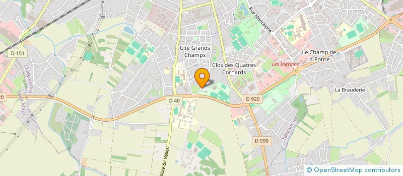 localisation de l'entreprise ASSOCIATION DES SAUVETEURS SECOURISTES DE CHATEAUROUX à CHATEAUROUX