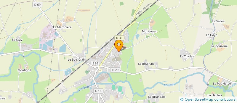localisation de l'entreprise ASSOCIATION DES SAUVETEURS SECOURISTES DU PAYS DE CHATEAUBRIANT à ISSE