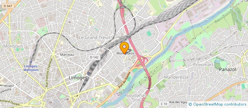 localisation de l'entreprise ASSOCIATION DES SCIENCES SOCIALES ET HUMAINES SYRIENNES à LIMOGES