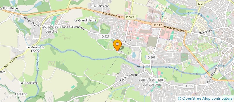 localisation de l'entreprise ASSOCIATION DES SECOURISTES DE LA PROTECTION CIVILE D'ALENCON ET SA REGION à CONDE-SUR-SARTHE
