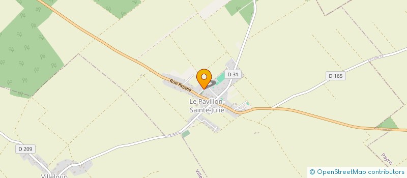 localisation de l'entreprise ASSOCIATION DES SECOURISTES ET SAUVETEURS DE LA POSTE ET DE ORANGE 10 52  LE PAVILLON-SAINTE-JULIE