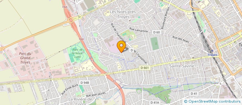 localisation de l'entreprise ASSOCIATION DES SECOURISTES ET SAUVETEURS DE LA POSTE ET DE ORANGE AUBE HAUTE-MARNE à SAINTE-SAVINE