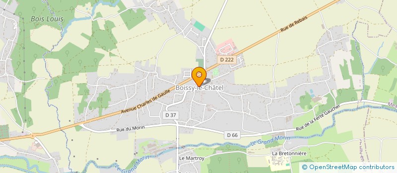 localisation de l'entreprise ASSOCIATION DES SECOURISTES FRANCAIS CROIX BLANCHE DE COULOMMIERS ET ENVIRONS à COULOMMIERS