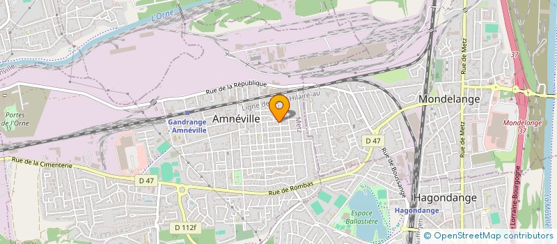 localisation de l'entreprise ASSOCIATION DES SECOURISTES FRANCAIS CROIX BLANCHE DU PAYS ORNE MOSELLE à AMNEVILLE