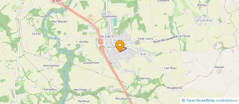 localisation de l'entreprise ASSOCIATION DES SECOURISTES FRANCAIS CROIX BLANCHE DU TREGOR  SAINT-QUAY-PERROS