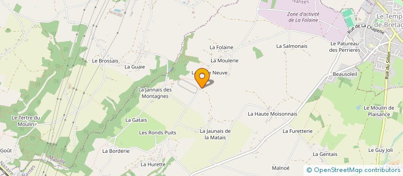localisation de l'entreprise ASSOCIATION DES SECOURISTES STEPHANOIS à SAINT-ETIENNE-DE-MONTLUC