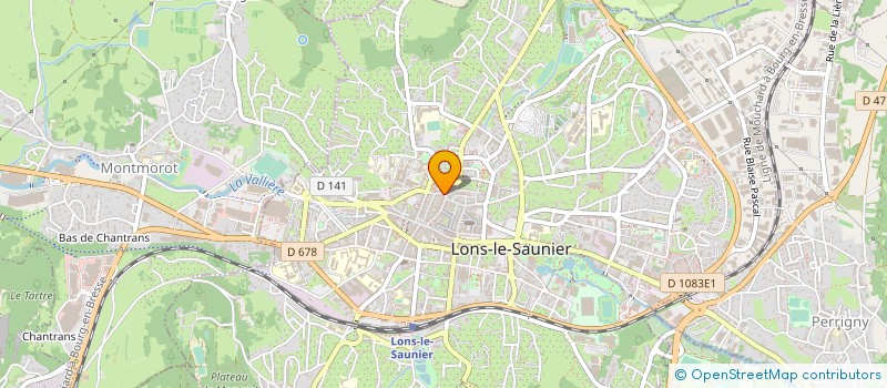 localisation de l'entreprise ASSOCIATION DES SECRETAIRES DE MAIRIE DU JURA à LONS-LE-SAUNIER