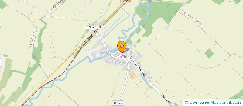 localisation de l'entreprise ASSOCIATION DES SECRETAIRES ET EMPLOYES ADMINISTRATIFS DE MAIRIE DE L'ARRONDISSEMENT DE SENS à LES VALLEES DE LA VANNE