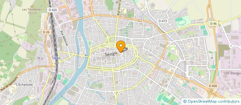 localisation de l'entreprise ASSOCIATION DES SECTIONS SPORTIVES SCOLAIRES à SENS