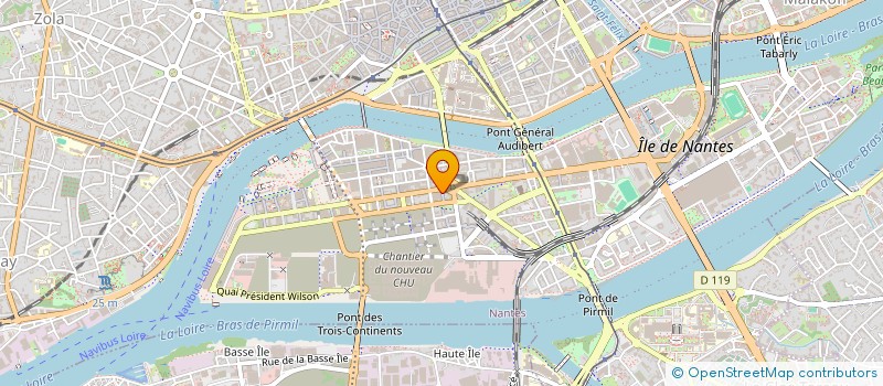 localisation de l'entreprise ASSOCIATION DES SENEGALAIS ET SYMPATHISANTS DE LA LOIRE-ATLANTIQUE (ASSLA) à NANTES