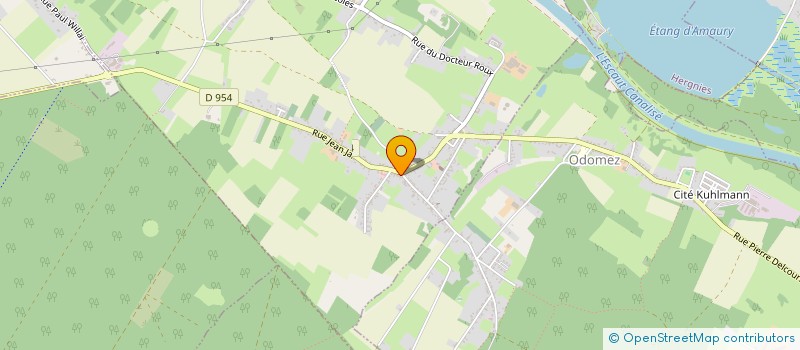 localisation de l'entreprise ASSOCIATION DES SENIORS LES MAINS DE L'AMITIE  BRUILLE-SAINT-AMAND