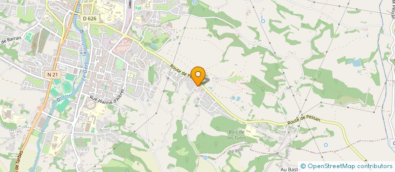 localisation de l'entreprise ASSOCIATION DES SENTIERS DE VILLENEUVE à AUCH