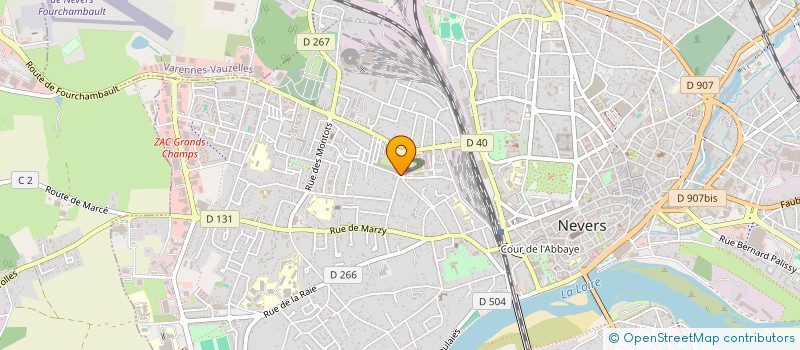 localisation de l'entreprise ASSOCIATION DES SERINGUES DE NEVERS à NEVERS