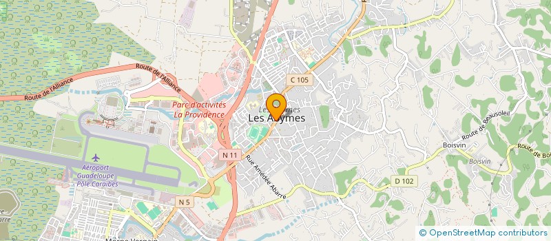 localisation de l'entreprise ASSOCIATION DES SOCIOPROFESSIONNELS DES ABYMES CENTRE à LES ABYMES