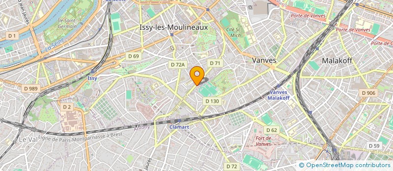 localisation de l'entreprise ASSOCIATION DES SOEURS DES SAINTS COEURS à ISSY-LES-MOULINEAUX