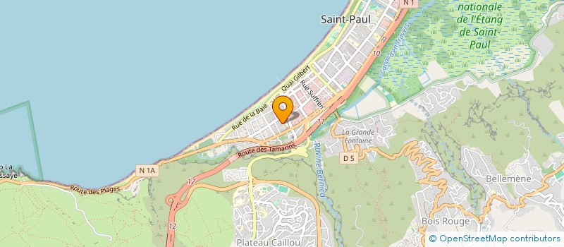 localisation de l'entreprise ASSOCIATION DES SOINS PALLIATIFS ET DE LA DOULEUR DE L'OUEST à SAINT-PAUL