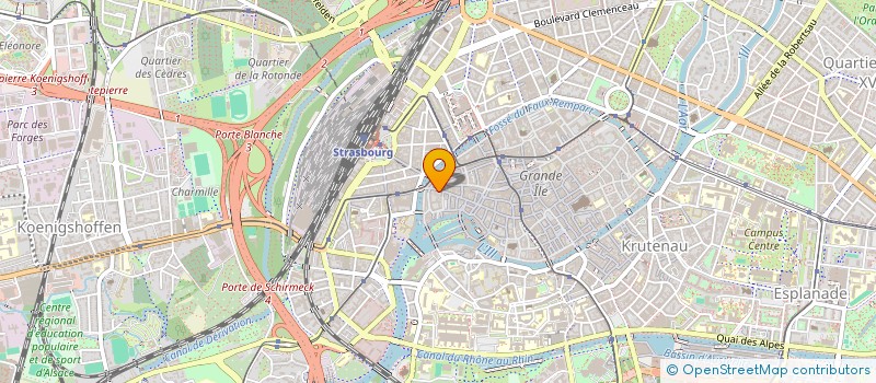 localisation de l'entreprise ASSOCIATION DES SOUDANAISES EN ALSACE à STRASBOURG
