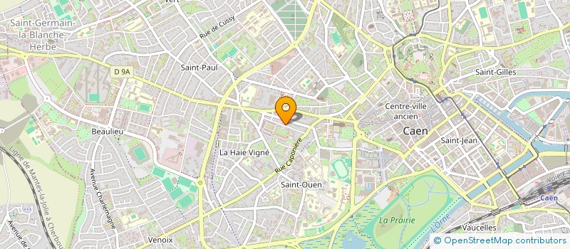 localisation de l'entreprise ASSOCIATION DES SOURDS DE CAEN ET DU CALVADOS à CAEN