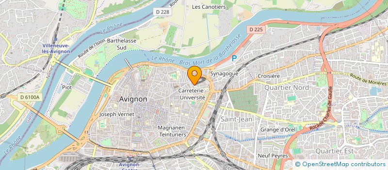 localisation de l'entreprise ASSOCIATION DES SOURDS ET MALENTENDANTS DE VAUCLUSE à AVIGNON