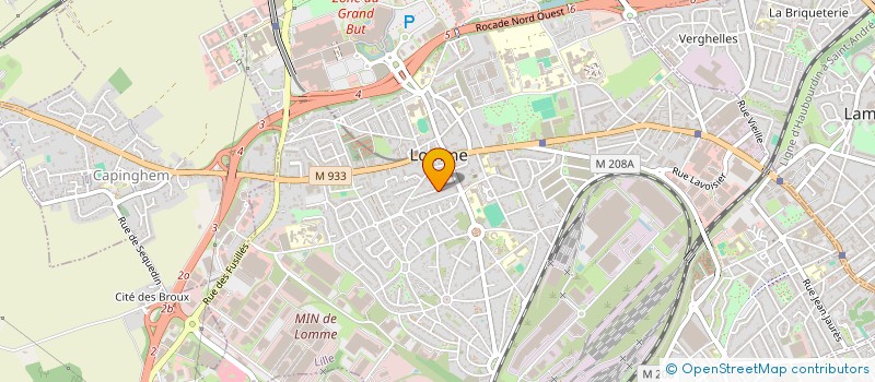 localisation de l'entreprise ASSOCIATION DES SPECTACLES à LILLE