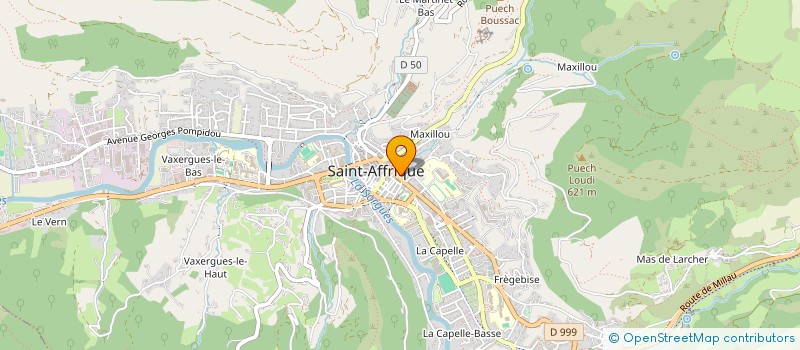 localisation de l'entreprise ASSOCIATION DES SPECTATEURS DU SAINT AFFRICAIN A.S.S.A  SAINT-AFFRIQUE