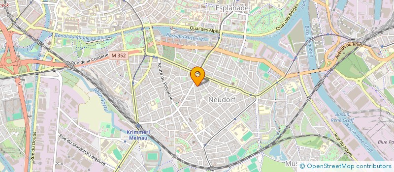 localisation de l'entreprise ASSOCIATION DES SPORTS DE COMBAT DE TOUS STYLES CHAMPION à STRASBOURG
