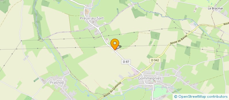 localisation de l'entreprise ASSOCIATION DES SPORTS ET LOISIRS JENLINOIS à JENLAIN