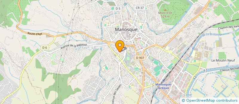 localisation de l'entreprise ASSOCIATION DES SPORTS MECANIQUES à MANOSQUE