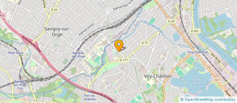 localisation de l'entreprise ASSOCIATION DES SPORTS VIDEO VIRY-ESSONNE à VIRY-CHATILLON