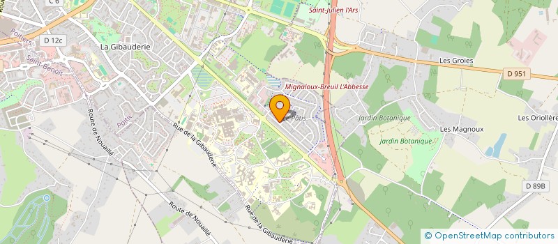 localisation de l'entreprise ASSOCIATION DES STAGIAIRES ET ETUDIANTS MALIENS DE POITIERS (ASEMP) à POITIERS