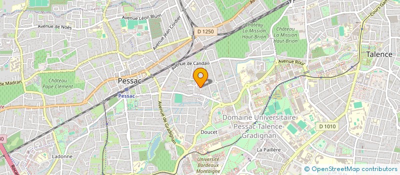 localisation de l'entreprise ASSOCIATION DES STOMISES DE LA GIRONDE URILCO 33 à PESSAC