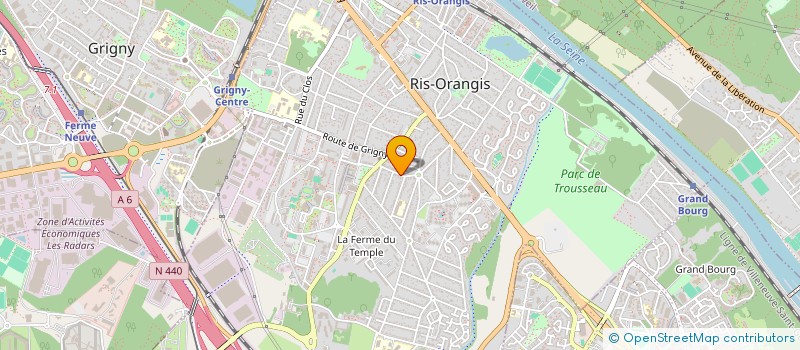 localisation de l'entreprise ASSOCIATION DES TAMOULS DE RIS ORANGIS à RIS-ORANGIS