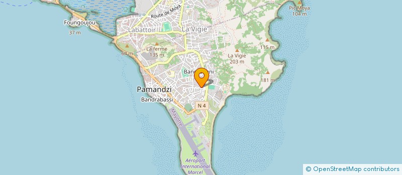 localisation de l'entreprise ASSOCIATION DES TAXI DE SECTEUR DE PETITE TERRE -MAYOTTE (A T S P T M ) à PAMANDZI