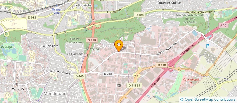 localisation de l'entreprise ASSOCIATION DES TAXIS DES ULIS BURES à LES ULIS