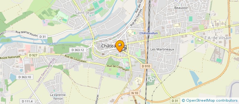 localisation de l'entreprise ASSOCIATION DES TAXIS ET TRANSPORTEURS INDEPENDANTS D'EURE-ET-LOIR (ATTIEL) à CHATEAUDUN