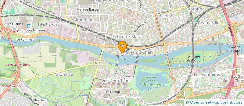 localisation de l'entreprise ASSOCIATION DES TCHETCHENES DE TOURS-BART à TOURS