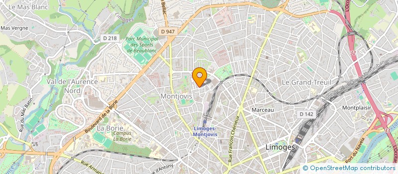 localisation de l'entreprise ASSOCIATION DES TECHNICIENS AUDIOVISUELS DE NOUVELLE-AQUITAINE à LIMOGES