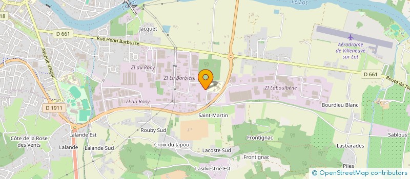 localisation de l'entreprise ASSOCIATION DES TECHNICIENS SUPERIEURS DE L'OUSTAL (A.T.S.O.)  VILLENEUVE-SUR-LOT