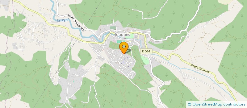 localisation de l'entreprise ASSOCIATION DES TEMOINS DE JEHOVAH  JOUQUES